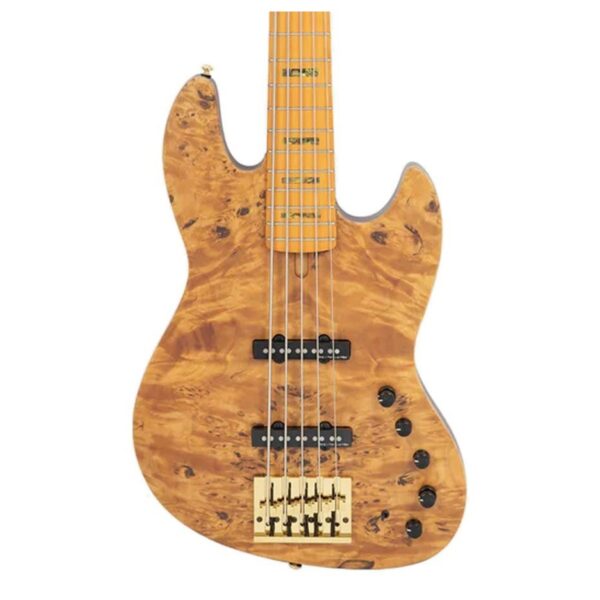 Sire Marcus Miller V10 5 String Bass Swamp Ash and Poplar Burl - Image 4