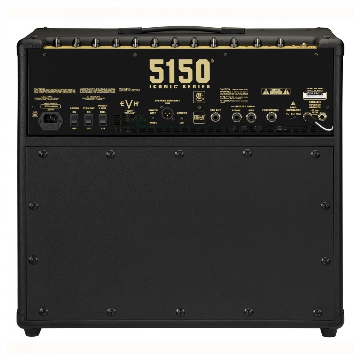 EVH 5150 Iconic Series 40W EL34 1 x 12 Combo Black - Image 2