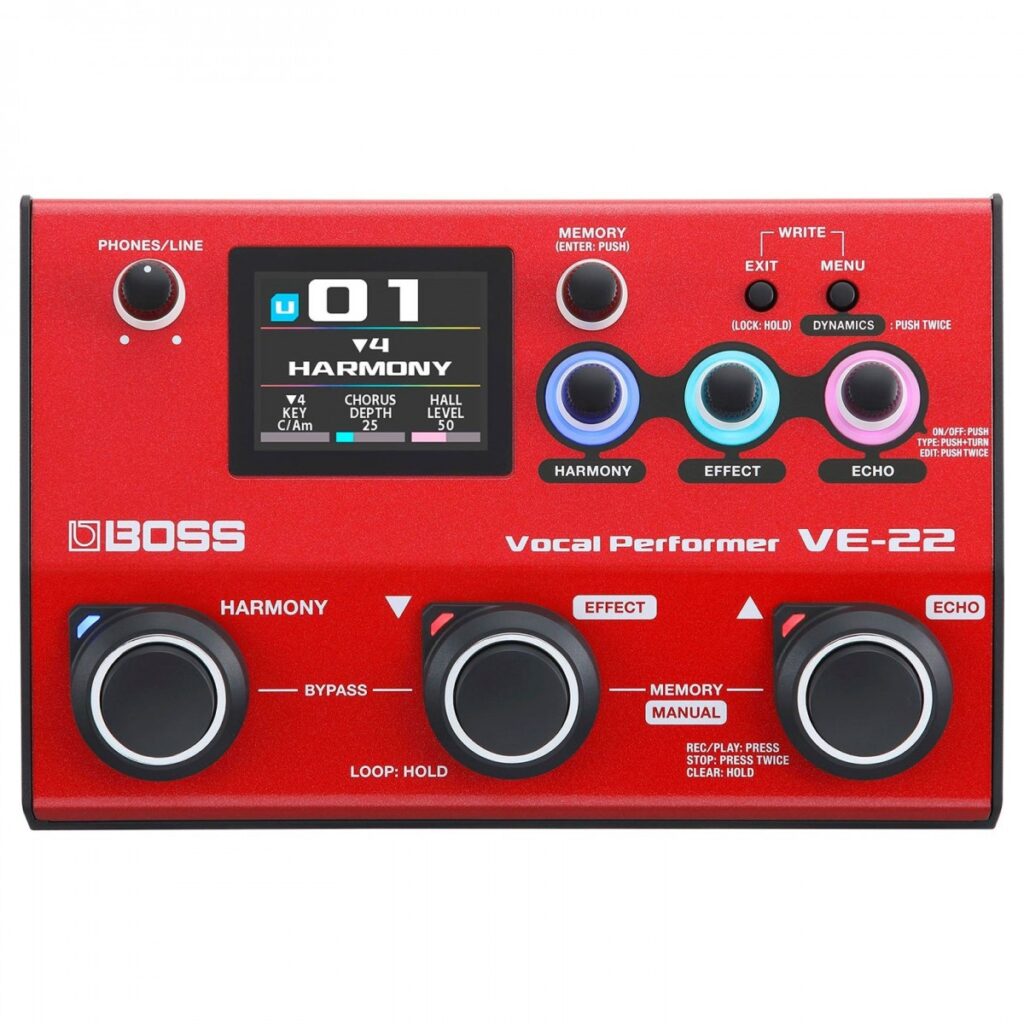 Boss VE-22 Vocal Performer Vocal Effects Processor