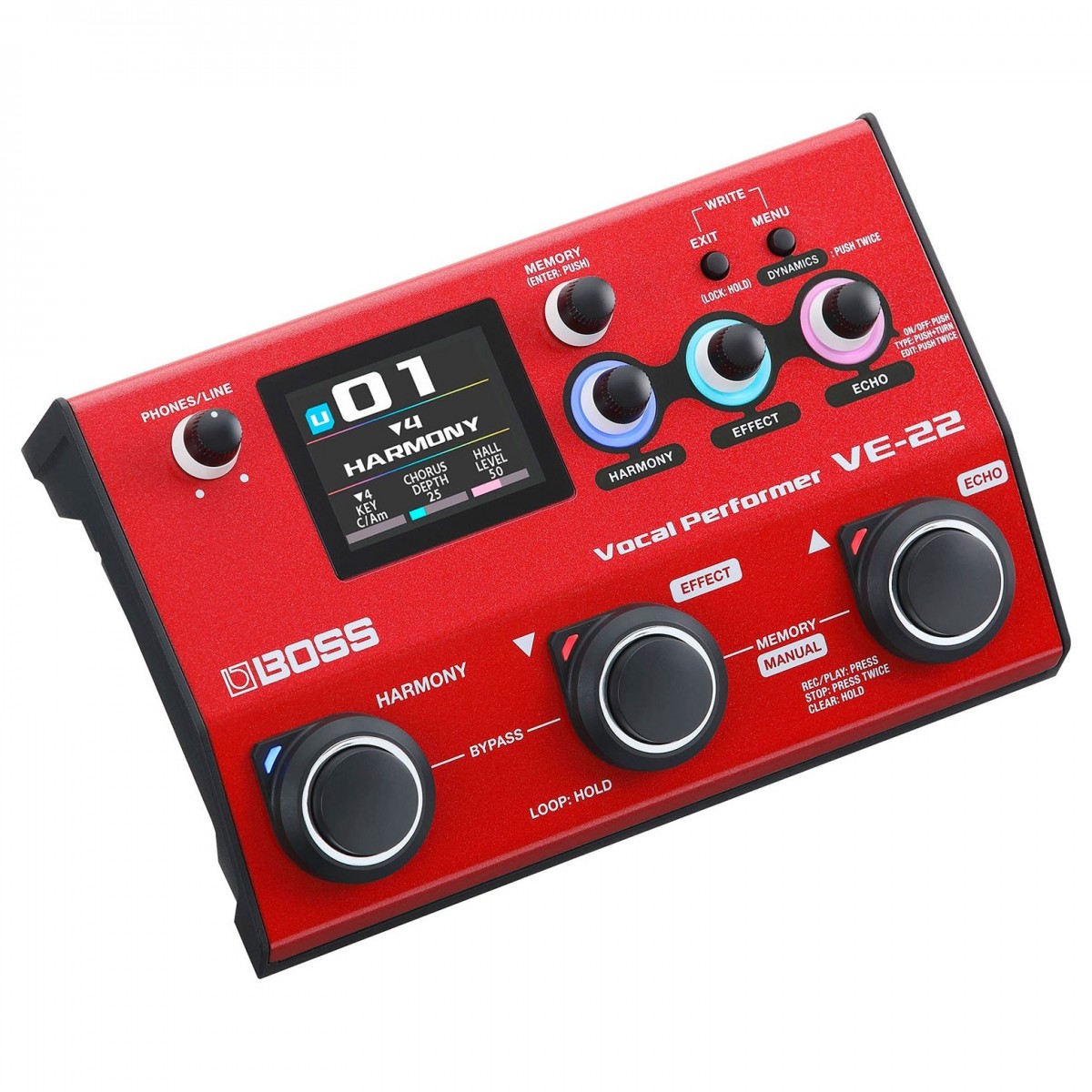Boss VE-22 Vocal Performer Vocal Effects Processor - Image 3