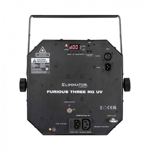 Eliminator Furious Three RG UV Multi-Effect - Image 3