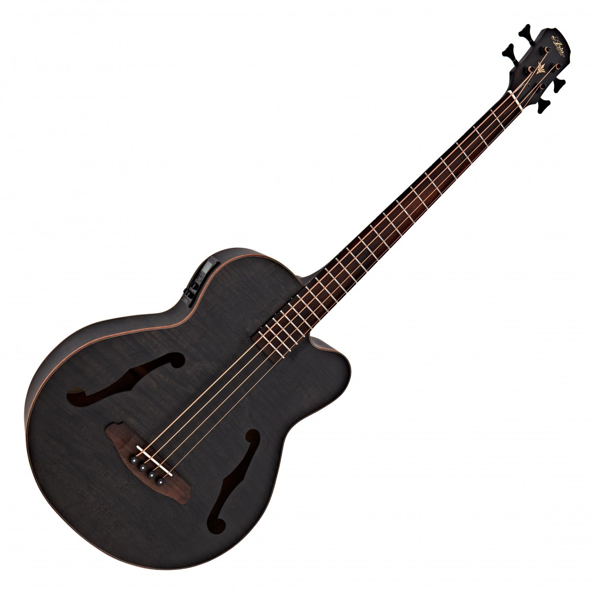 Aria FEB-F2M Medium Scale Bass Stained Black - Image 1