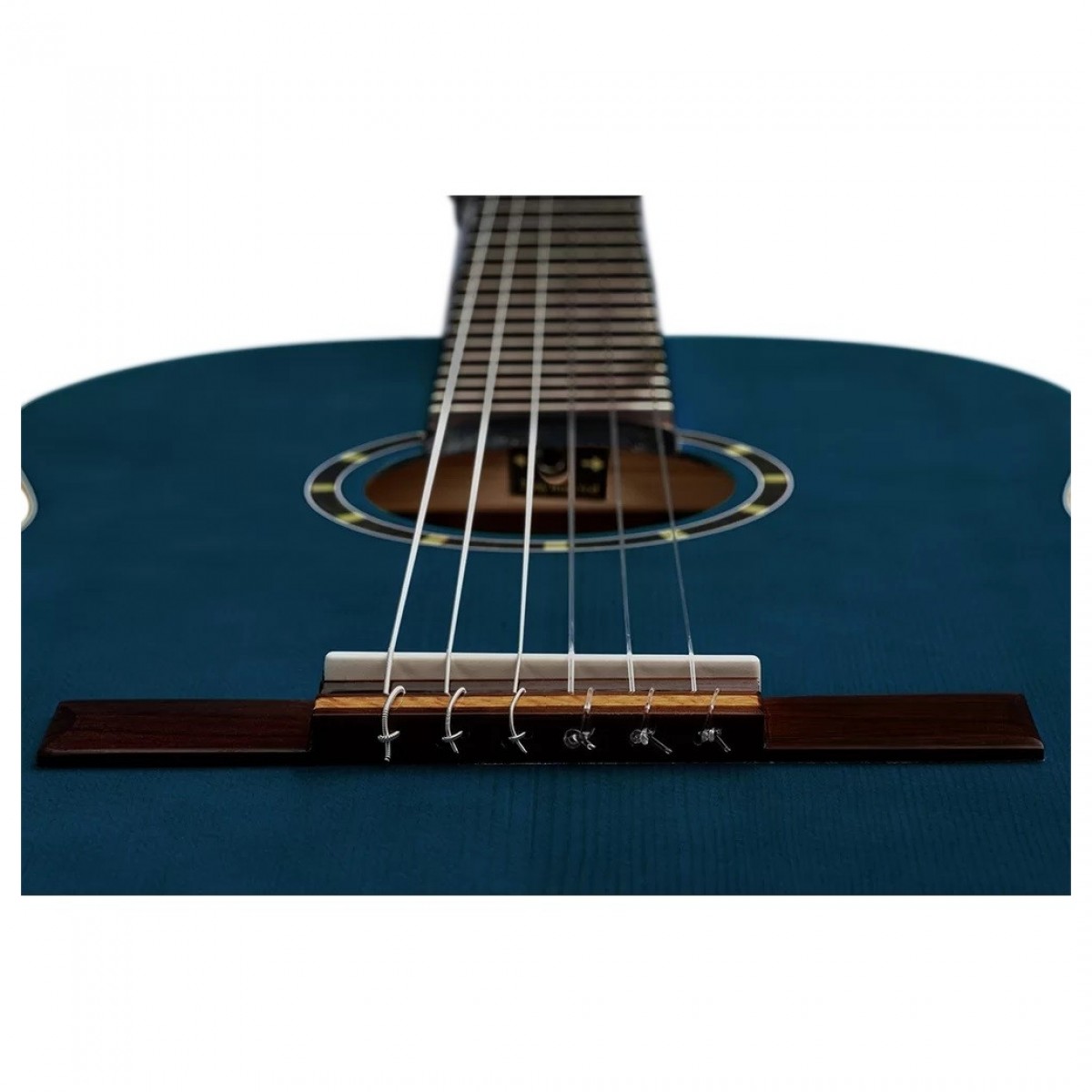 Ortega Family Series Slim Neck Acoustic Ocean Blue - Image 4