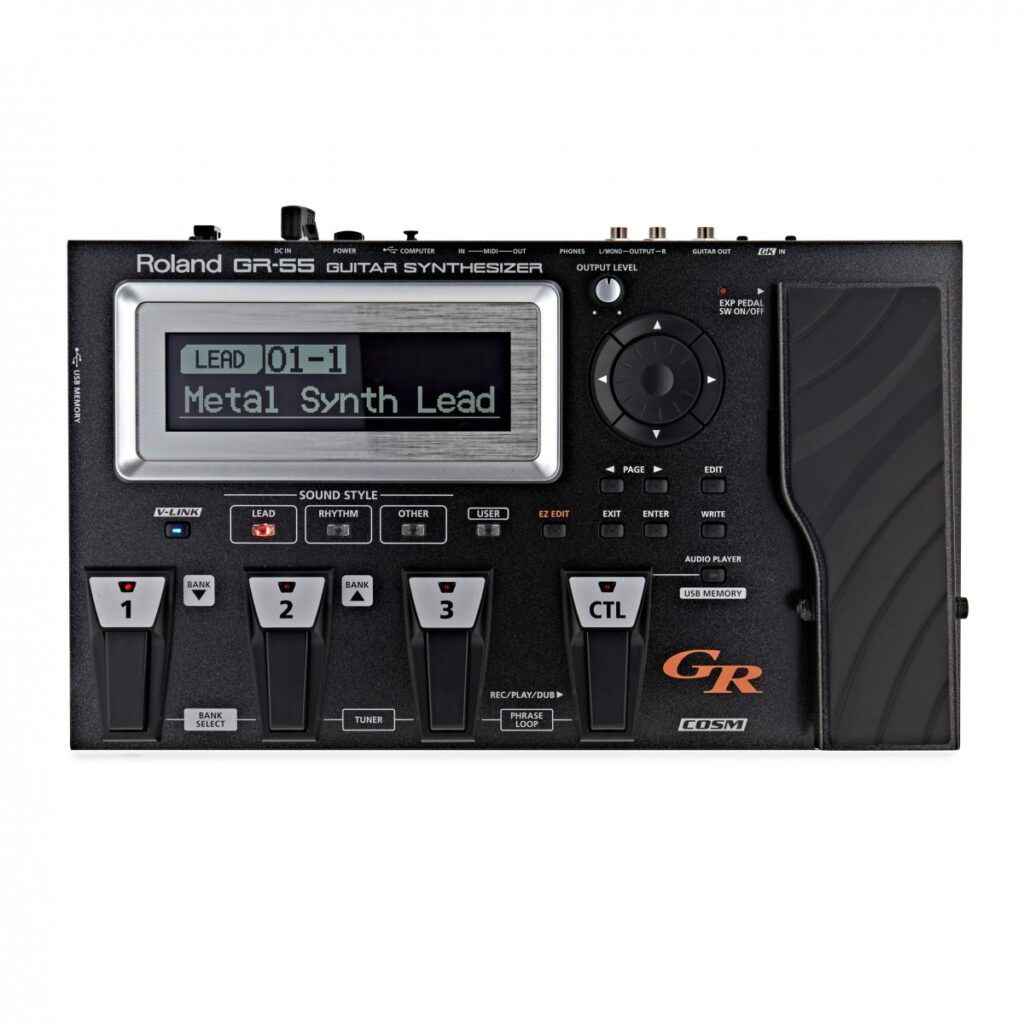 Roland GR55S-BK Guitar and Bass Synthesizer (No Pickup)