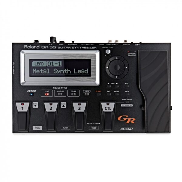 Roland GR55S-BK Guitar and Bass Synthesizer (No Pickup)