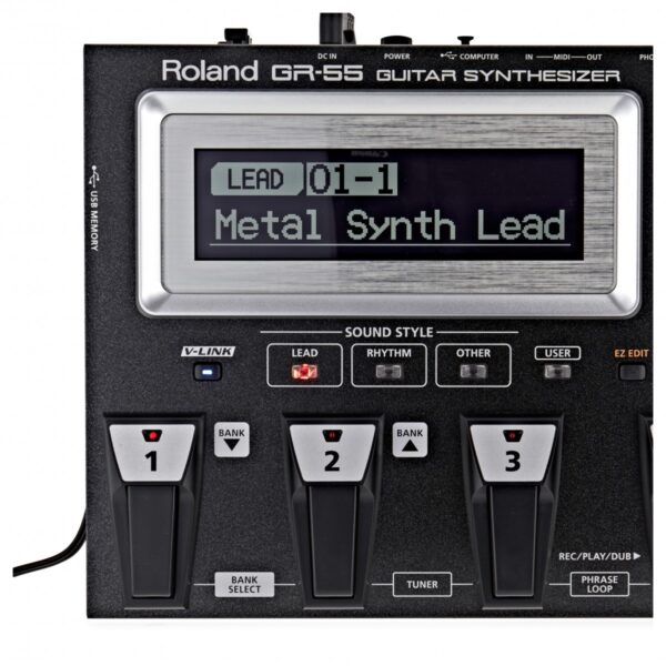 Roland GR55S-BK Guitar and Bass Synthesizer (No Pickup)