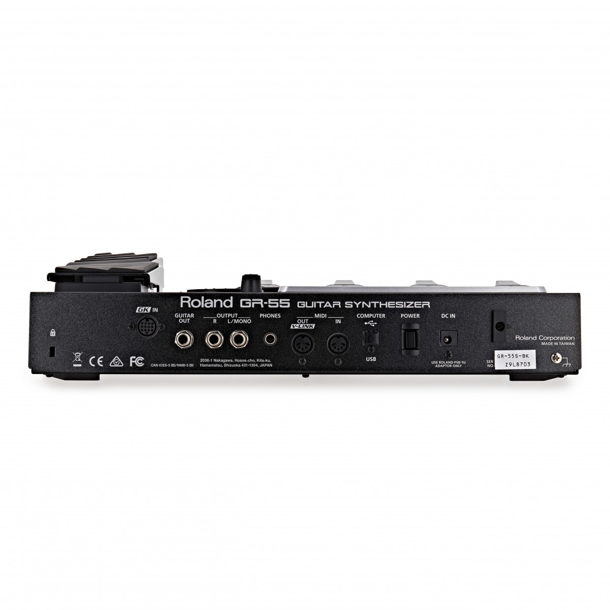 Roland GR55S-BK Guitar and Bass Synthesizer (No Pickup)