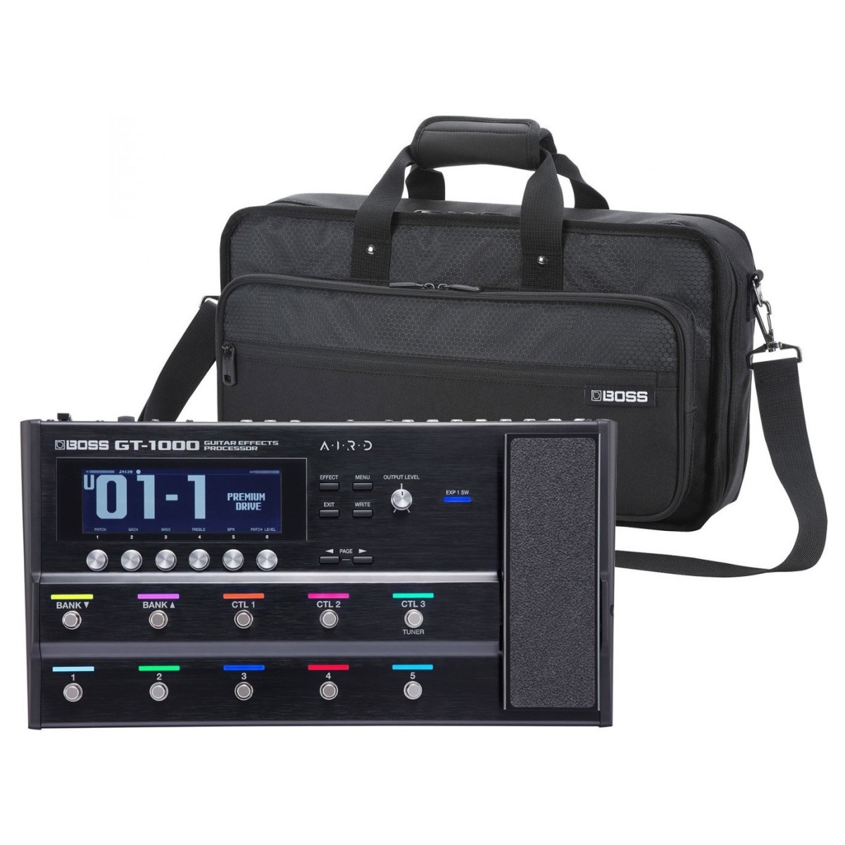 Boss GT-1000 Guitar Effects Processor with Bag