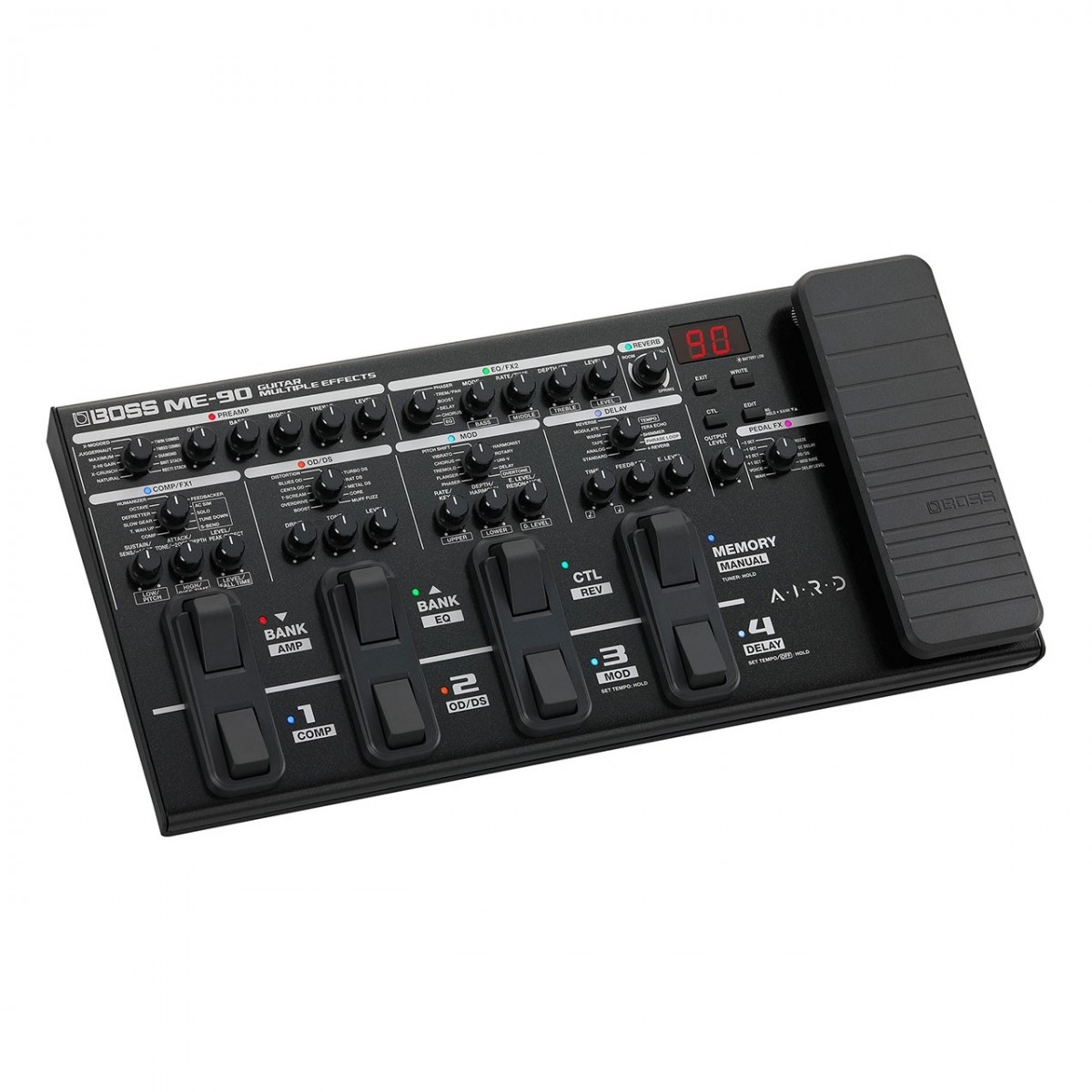Boss ME-90 Guitar Multi Effects Unit with Bluetooth Adaptor