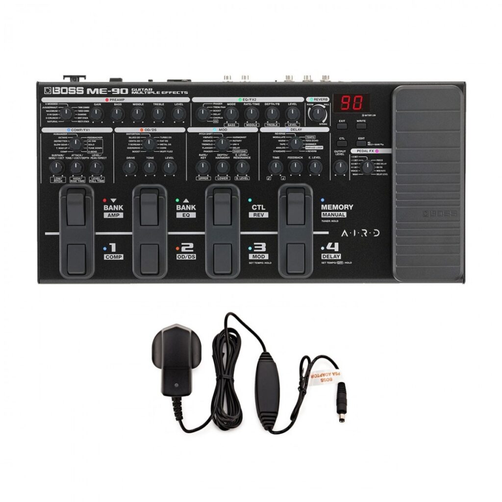 Boss ME-90 Guitar Multi Effects Unit with Power Supply