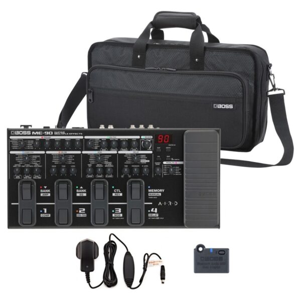 Boss ME-90 Guitar Multi Effects Unit Bundle