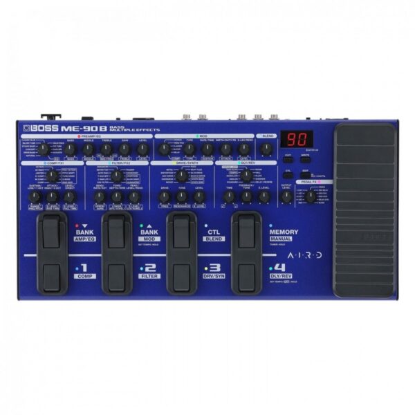 Boss ME-90B Bass Multi Effects Processor with Power Supply