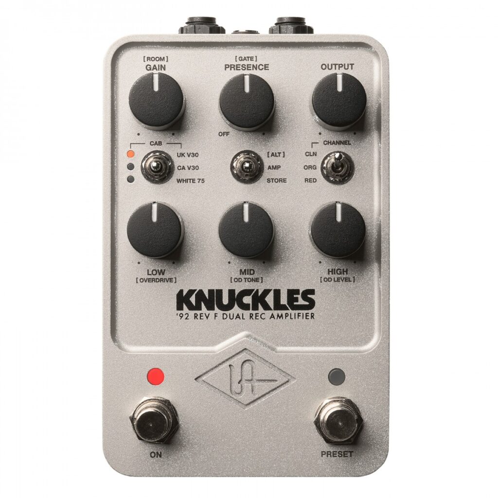 Universal Audio Knuckles 92 Rev F Dual Rec Amplifier Pedal