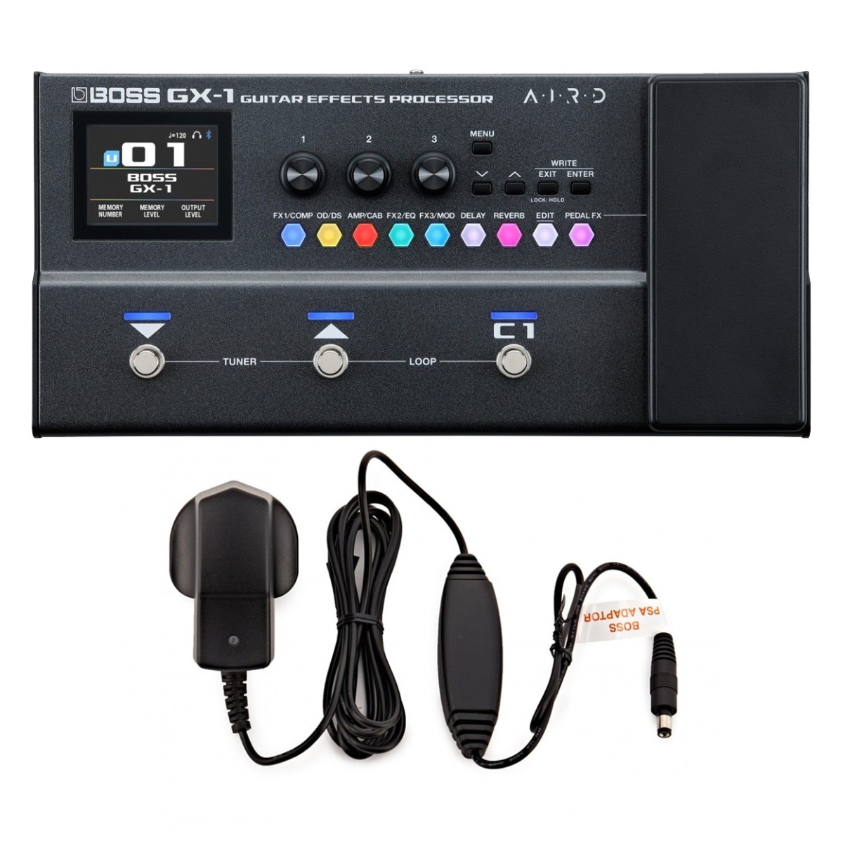 Boss GX-1 Compact Multi Effects Processor with Power Supply