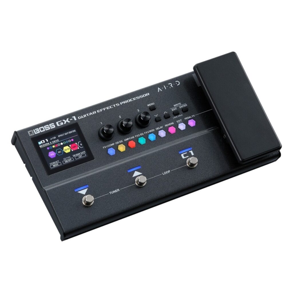 Boss GX-1 Compact Multi Effects Processor Bundle