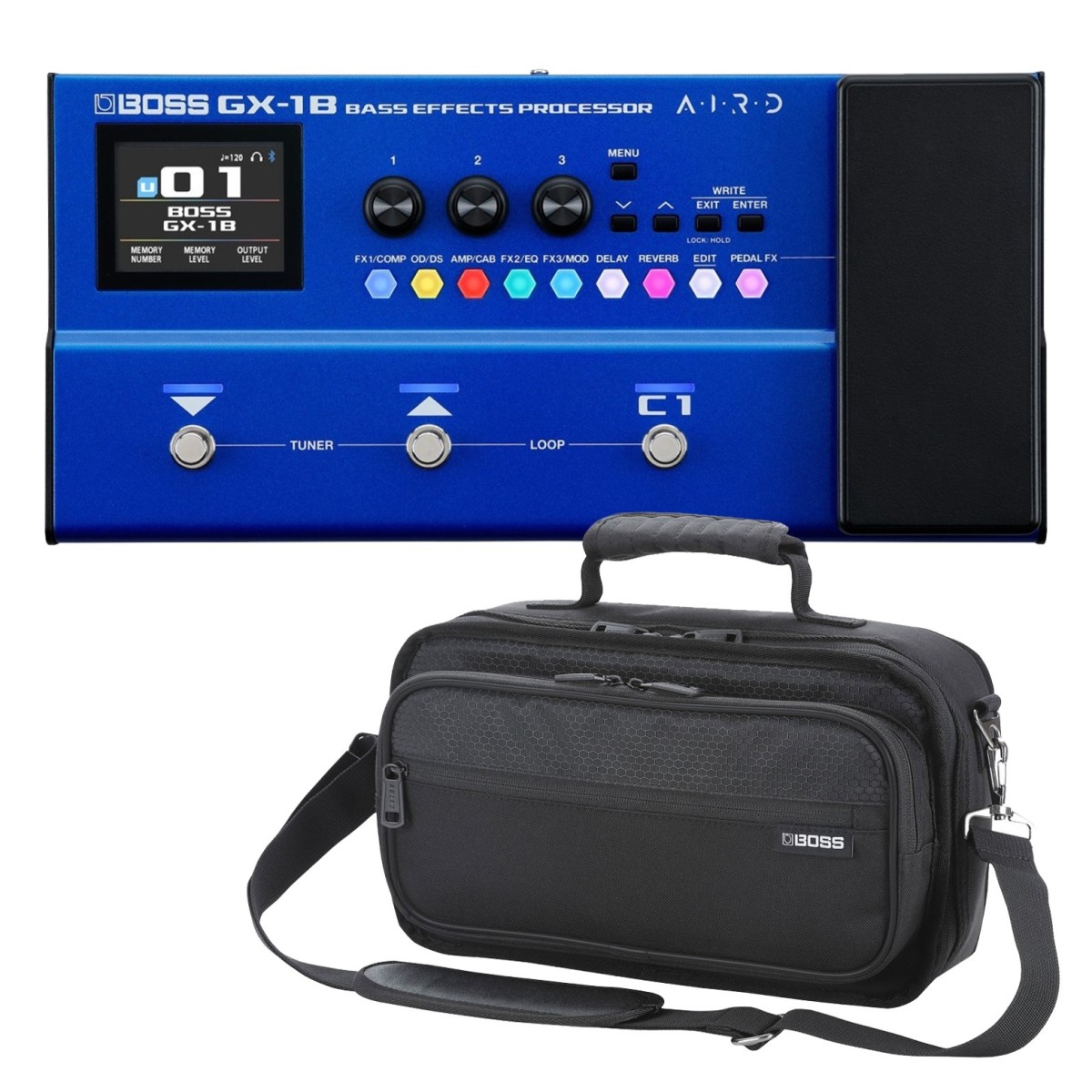 Boss GX-1B Bass Multi Effects Processor with Bag