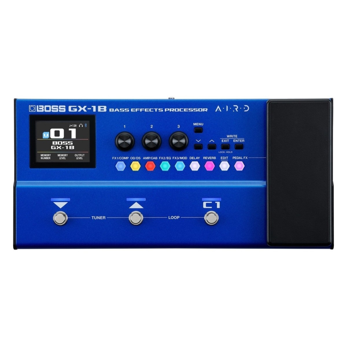Boss GX-1B Bass Multi Effects Processor Bundle