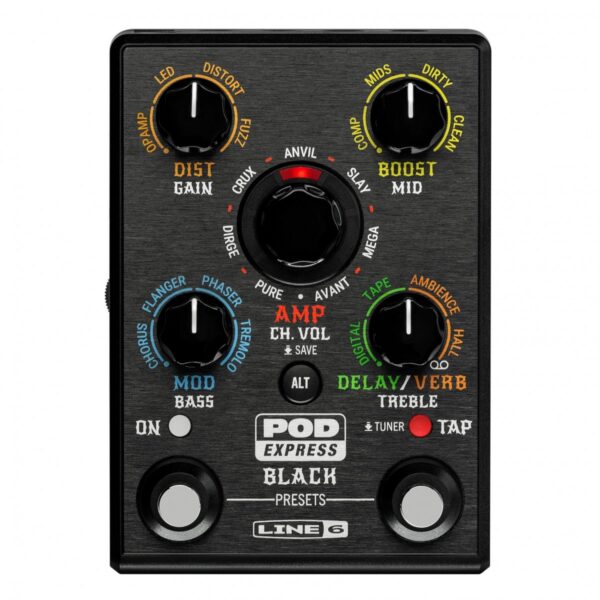 Line 6 Pod Express Black Guitar Amp and Effect Processor