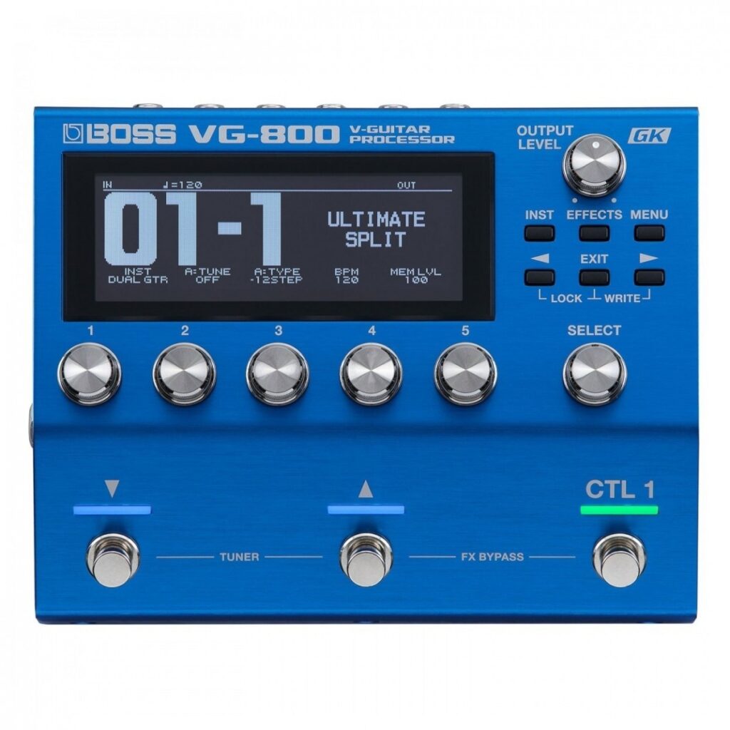 Boss VG-800 V-Guitar Processor with GK-5B Bass Pickup