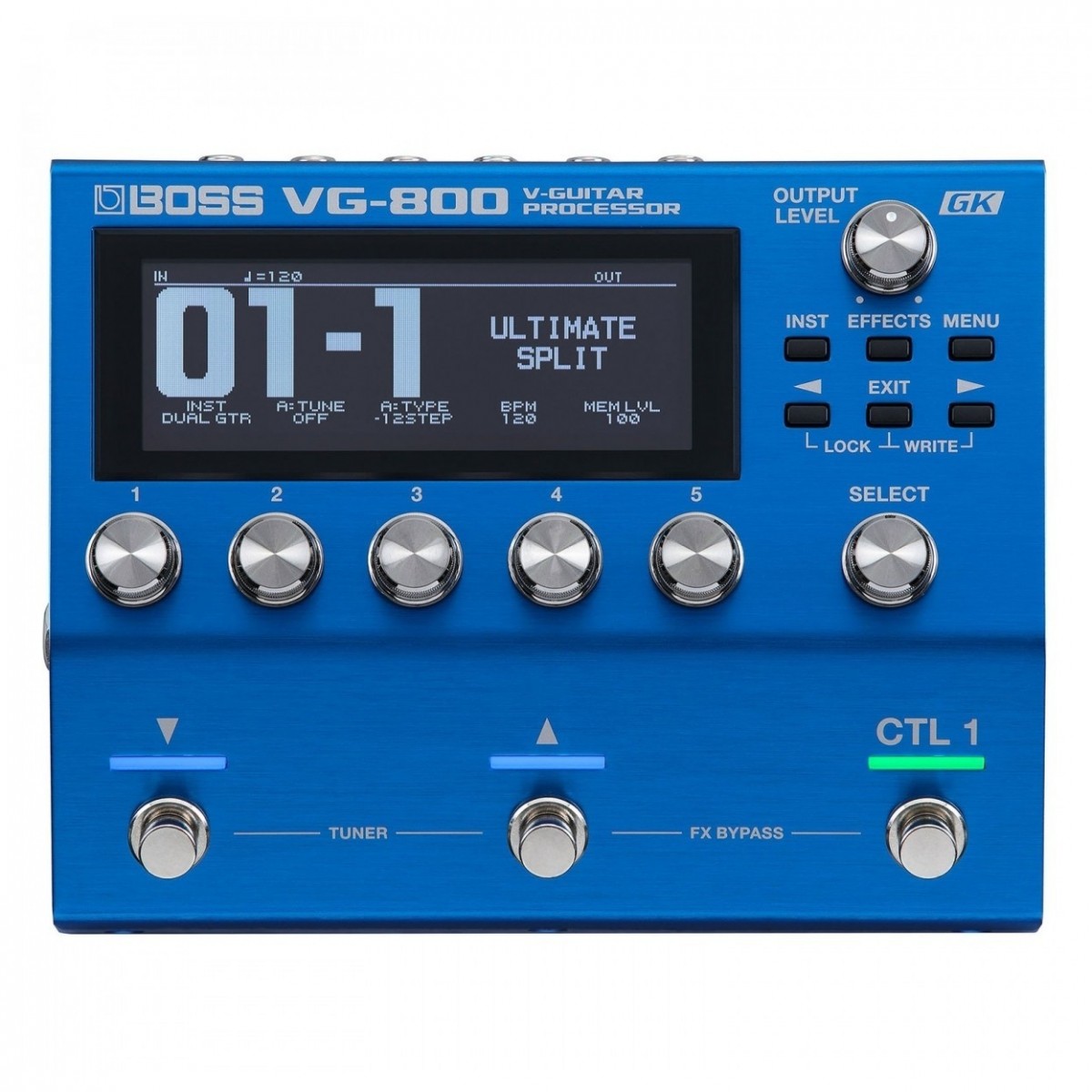 Boss VG-800 V-Guitar Processor with GK-5B Bass Pickup