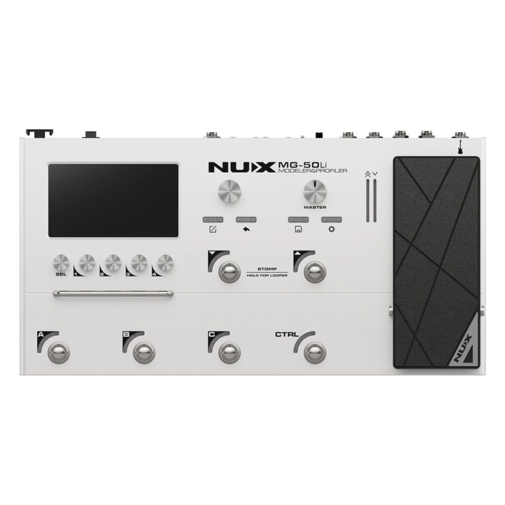 NUX MG50li Guitar Multi-FX Processor & Profiler White