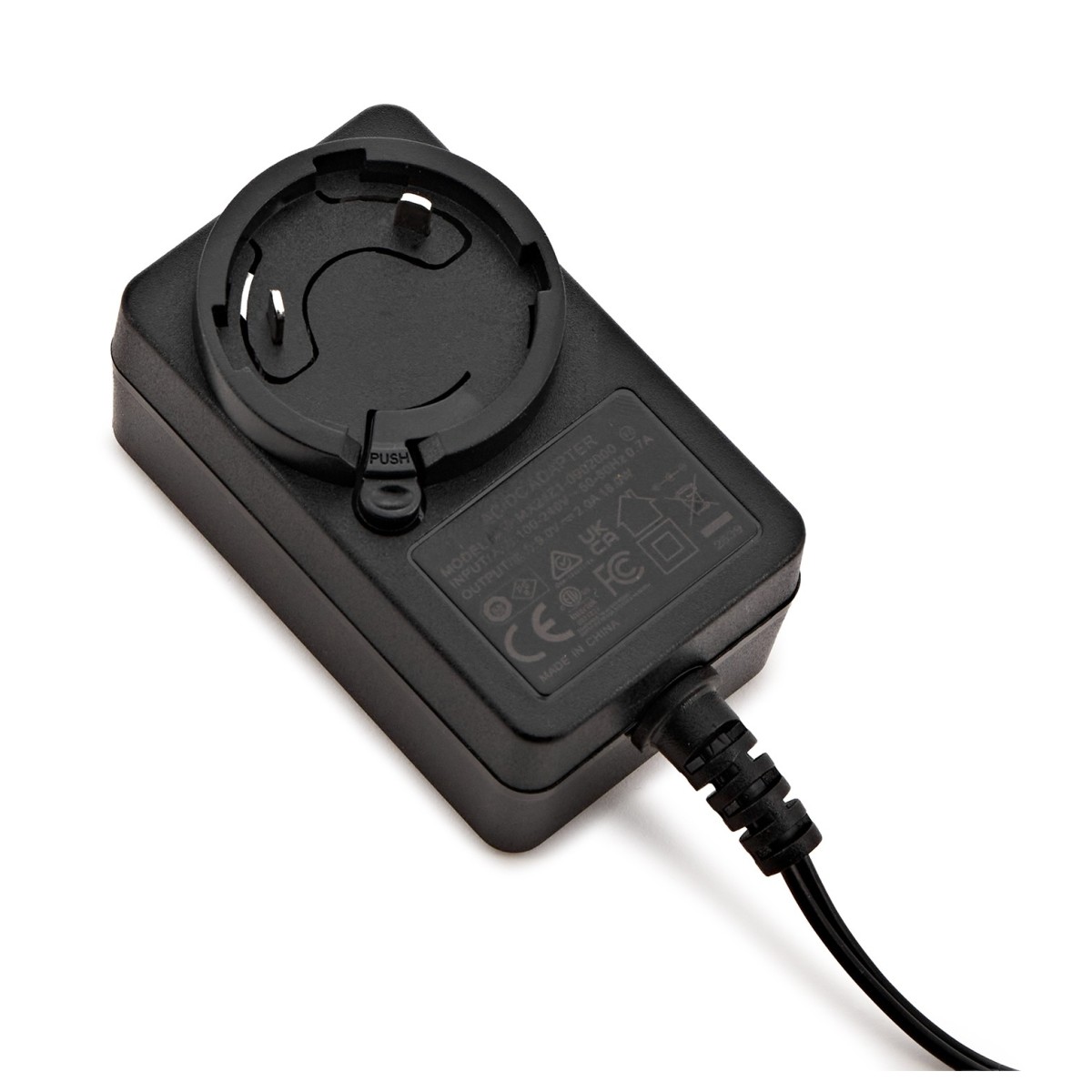 9V Compact Power Supply by Gear4music Centre Negative Multi Plug