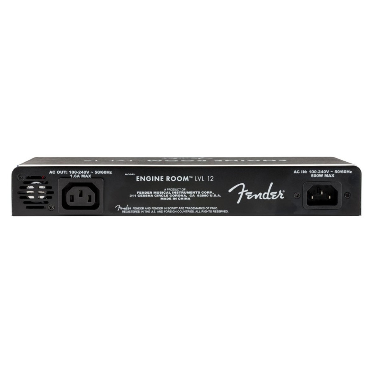 Fender LVL12 Engine Room Power Supply Limited Edition Black