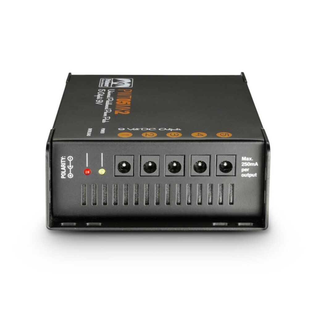 Palmer MI PWT 05 MK 2 Universal 9V Pedalboard Power Supply 5 Outputs