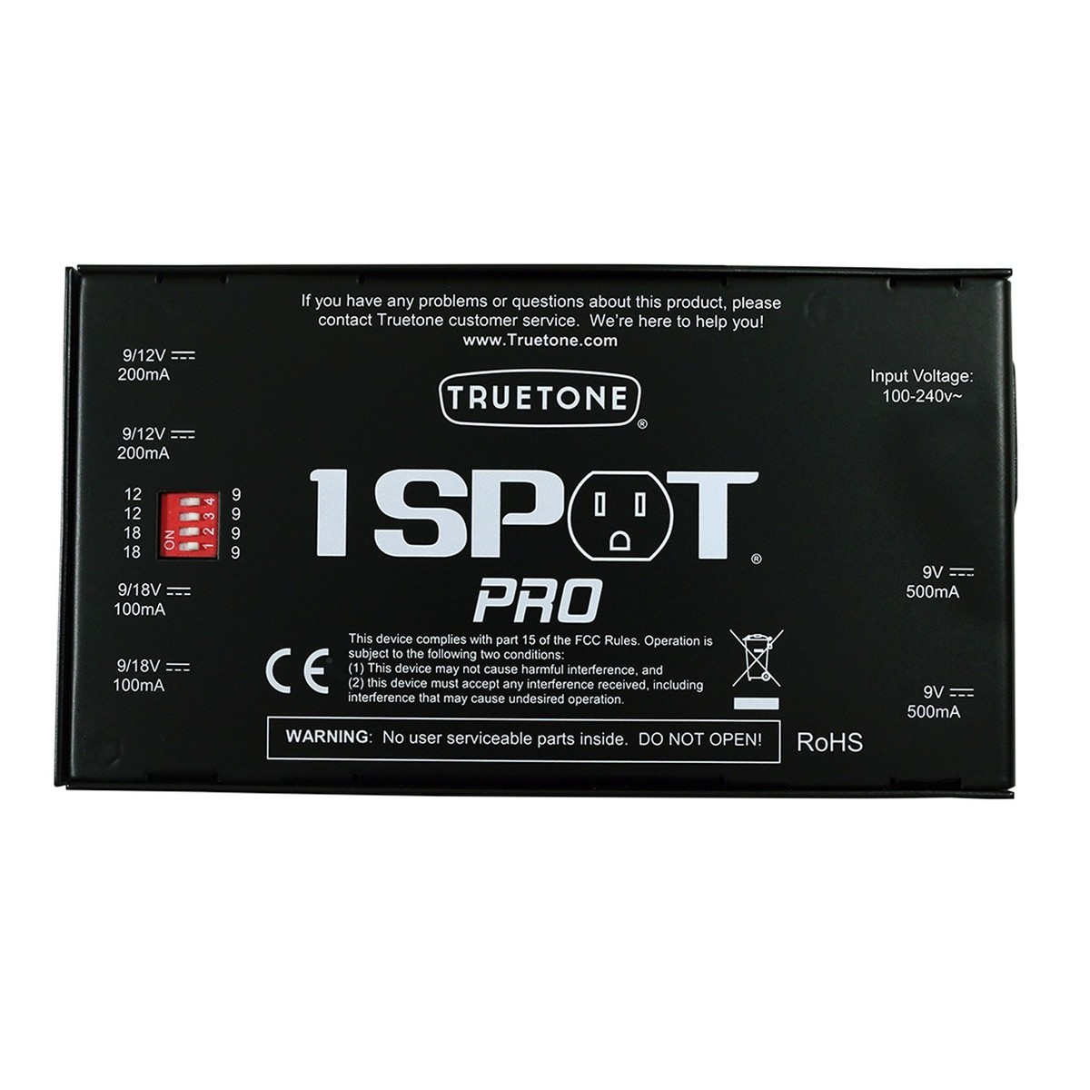 Truetone 1 Spot Pro CS6 Low Profile Power Supply