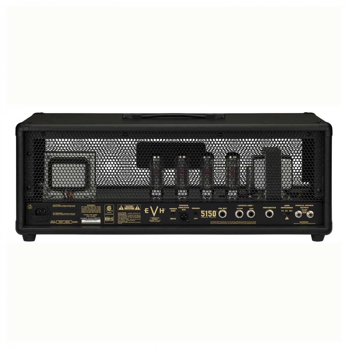 EVH 5150 Iconic Series 80W EL34 Head Black