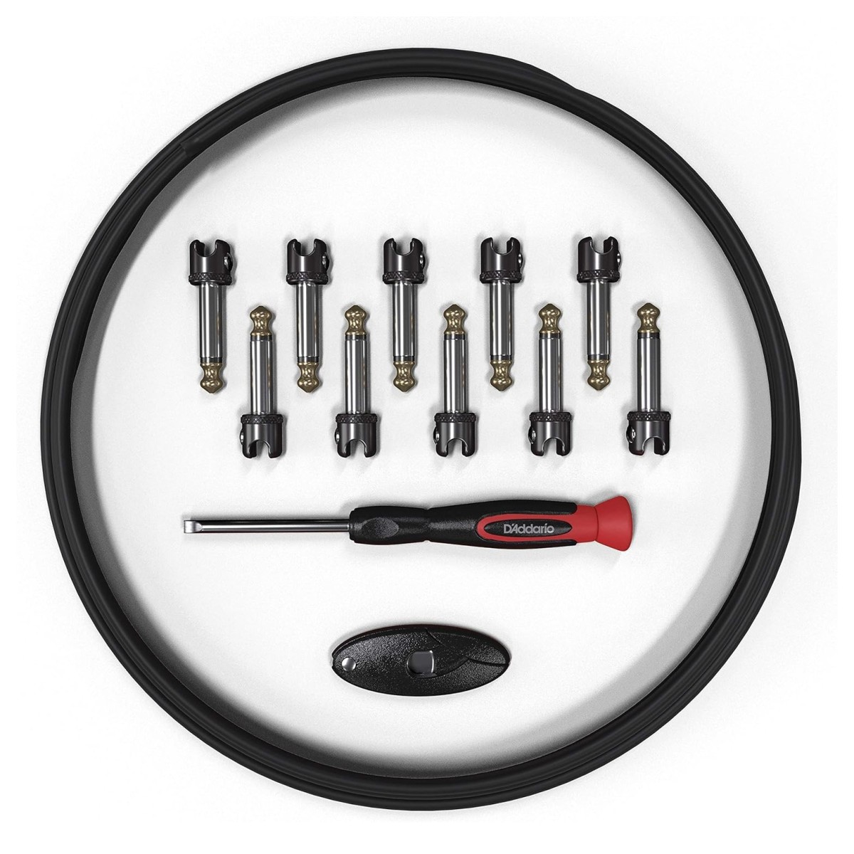 DAddario Diy Solderless Pedalboard Cable Kit With Mini Plugs