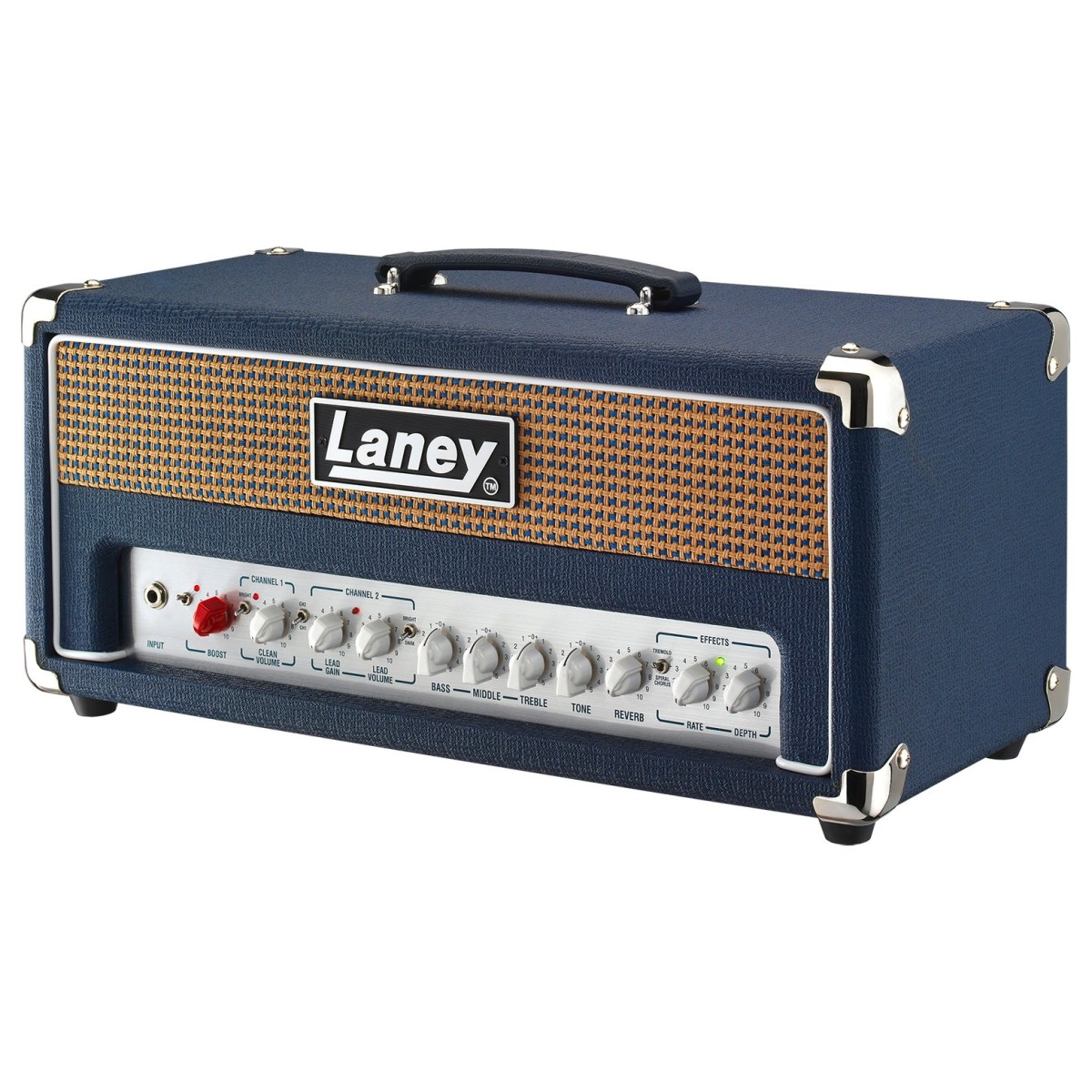 Laney Lionheart Foundry Series Supertop- Guitar Amplifier Head 120 watt with Reverb Tremolo & Chorus