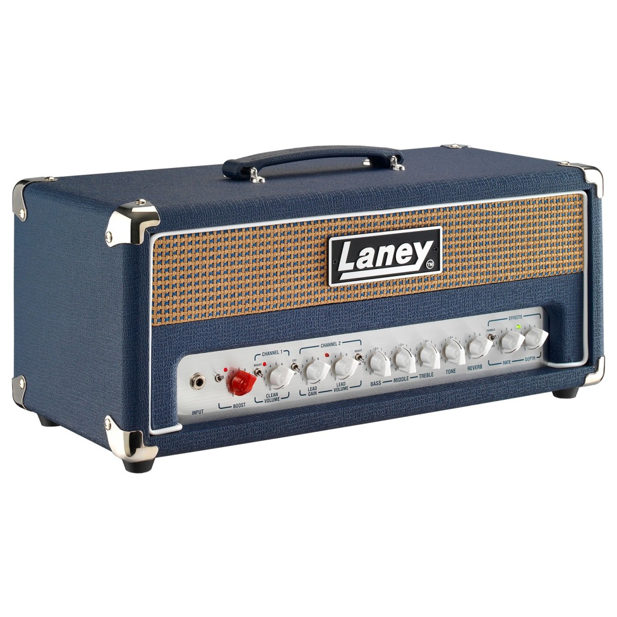 Laney Lionheart Foundry Series Supertop- Guitar Amplifier Head 120 watt with Reverb Tremolo & Chorus