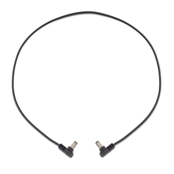 RockBoard Flat Power Cable 60cm Angled to Angled Black