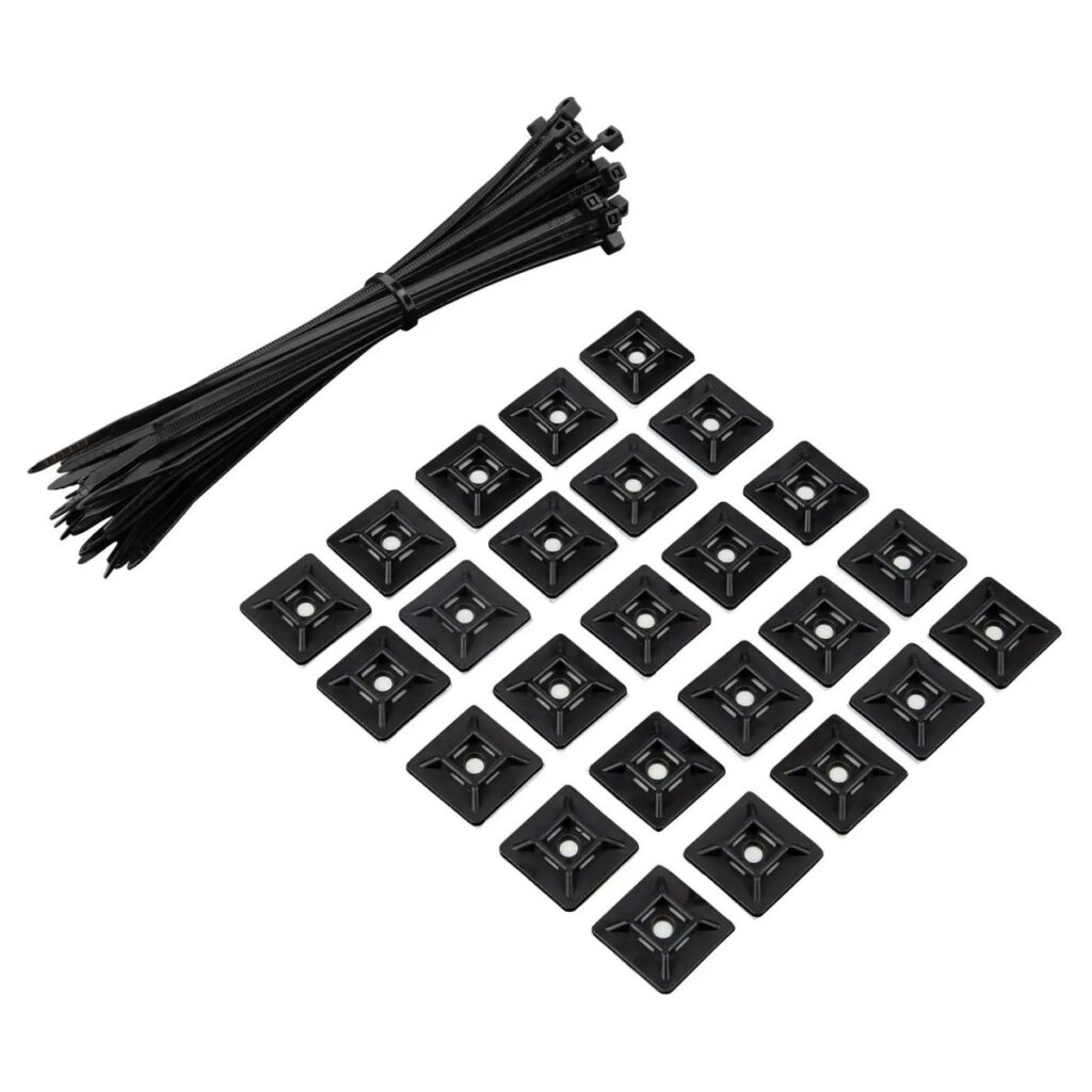 RockBoard Cable Tie Set with 3M Holder