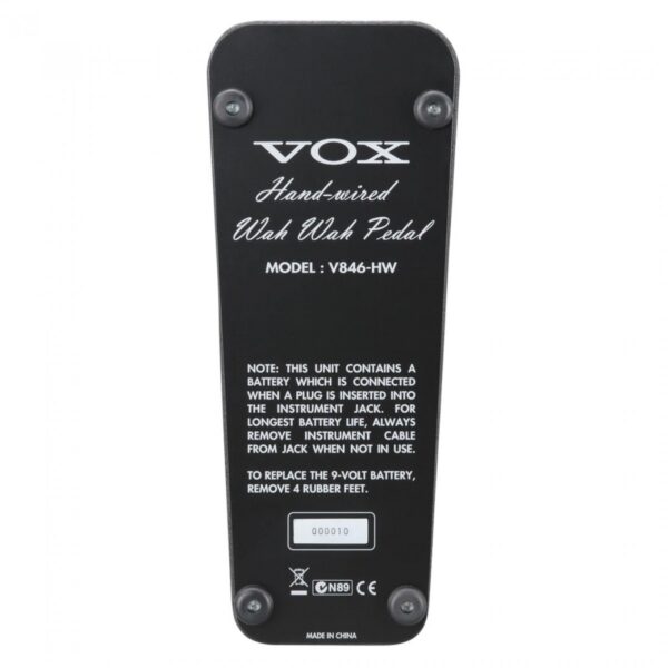 Vox V846 Hand-Wired Wah Pedal