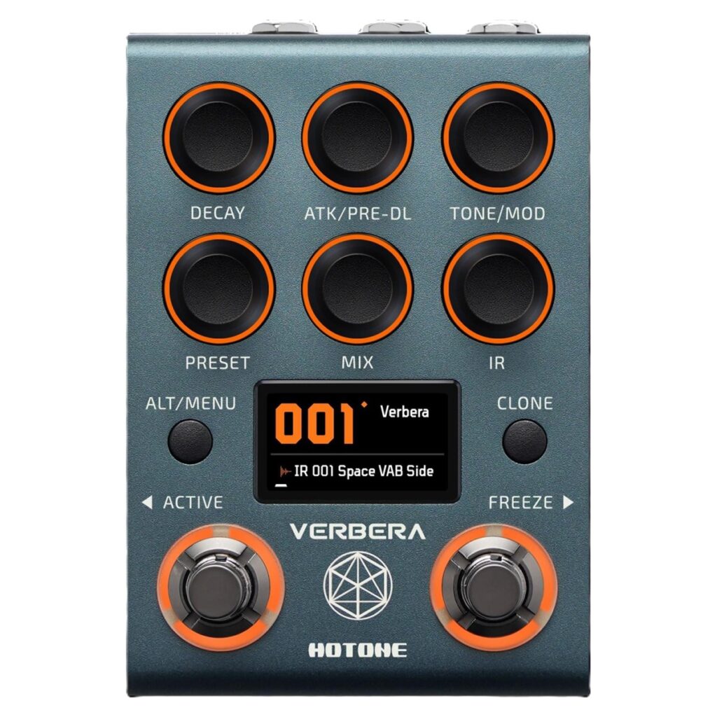 Hotone Verbera Convolution Dual Reverb Pedal