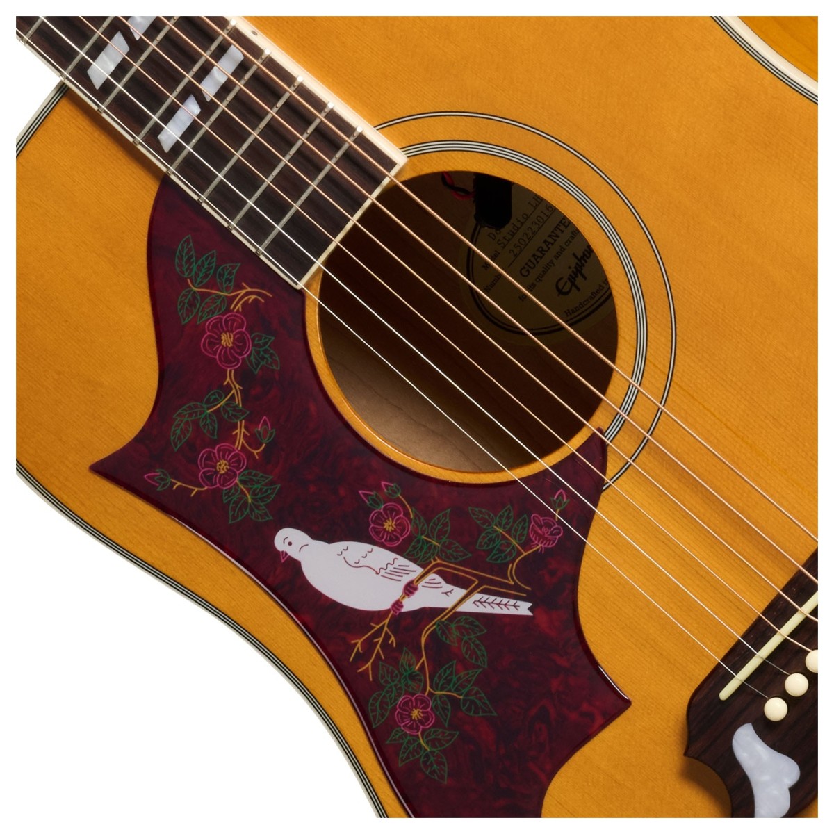 Epiphone Dove Studio Left Handed Natural