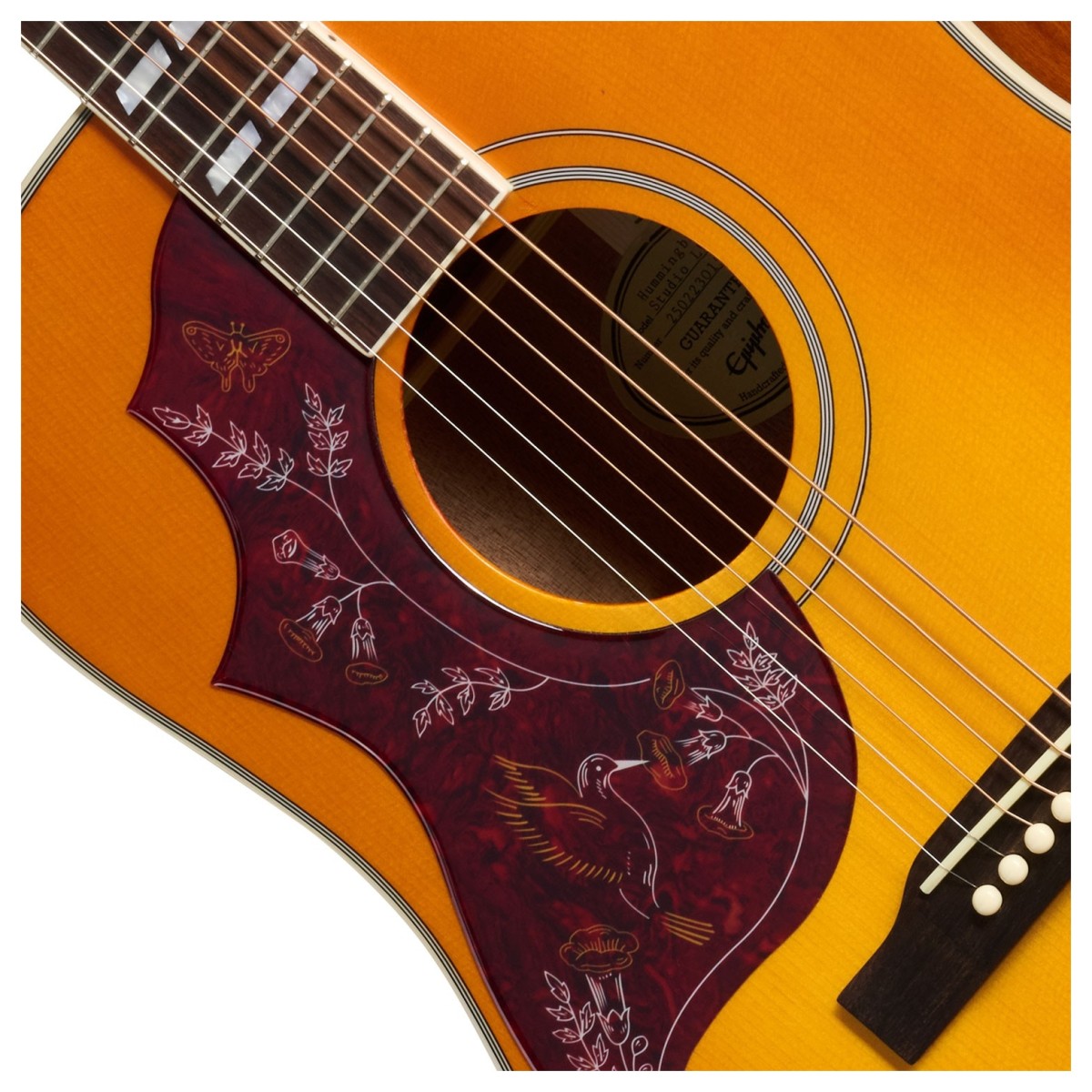 Epiphone Hummingbird Studio Left Handed Heritage Cherry Sunburst