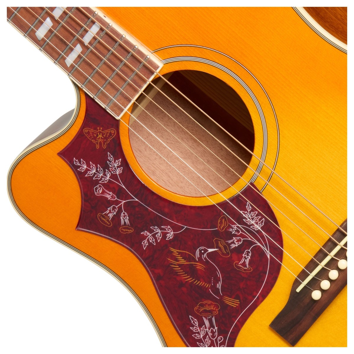 Epiphone Hummingbird Studio EC Left Handed Heritage Cherry Sunburst