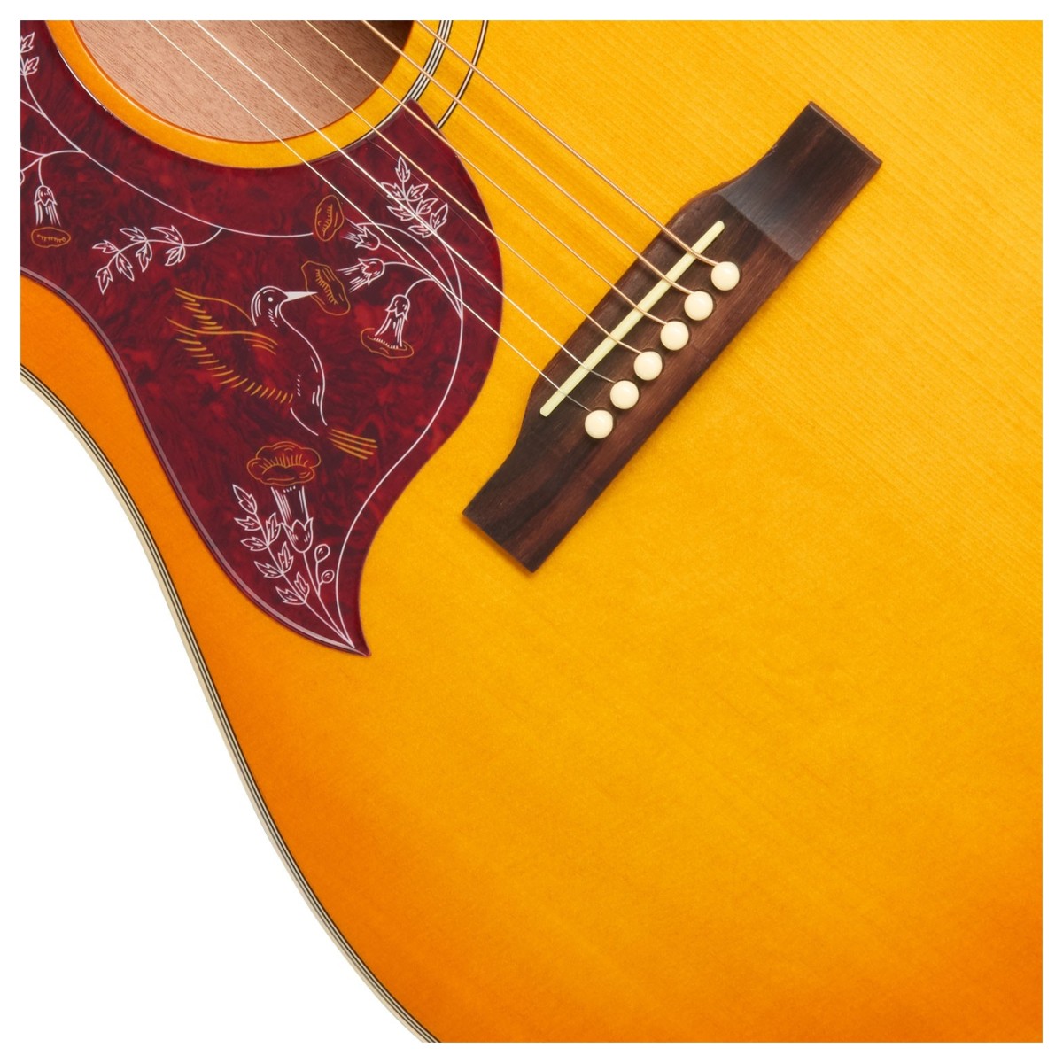 Epiphone Hummingbird Studio EC Left Handed Heritage Cherry Sunburst