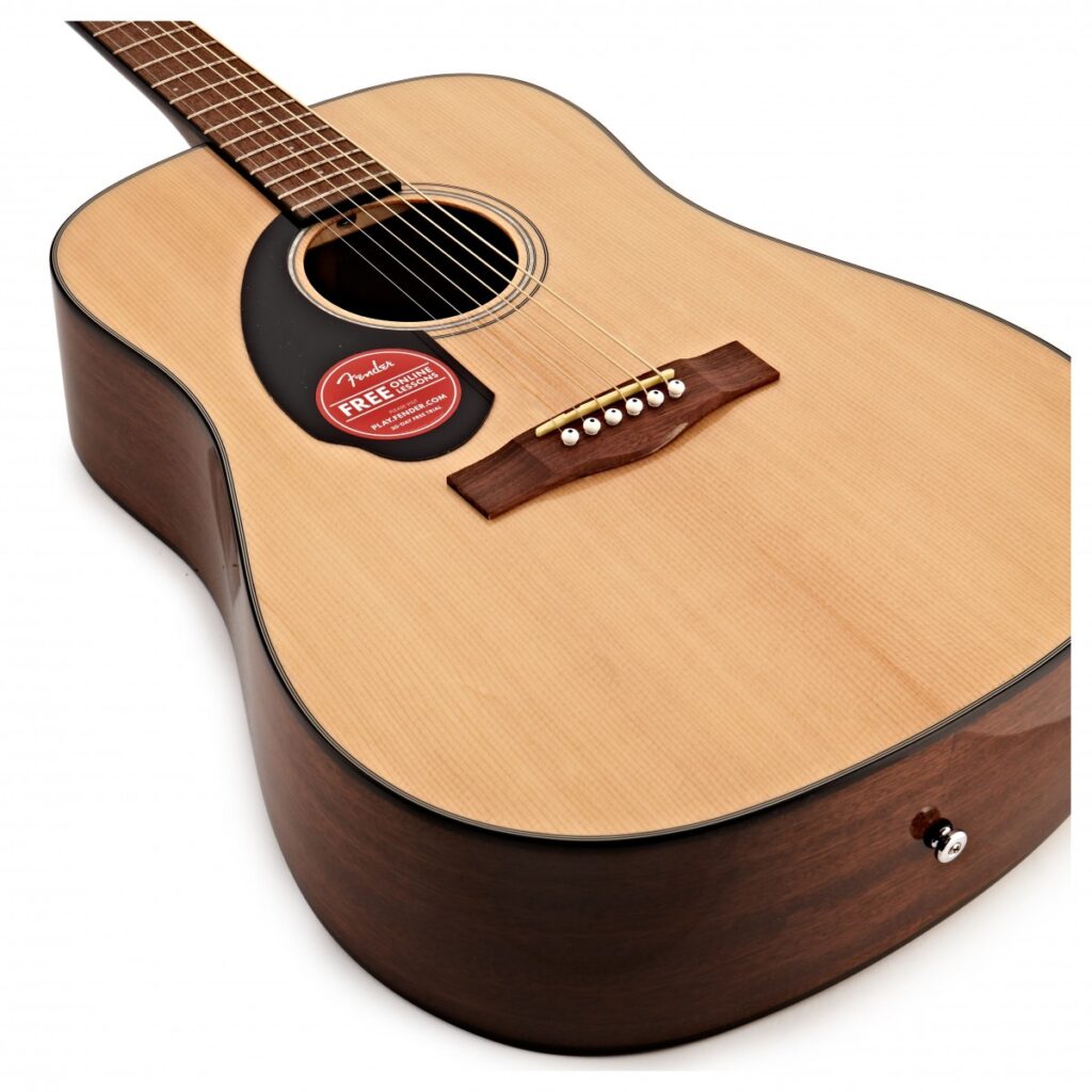 Fender CD-60S Left Handed Acoustic Natural