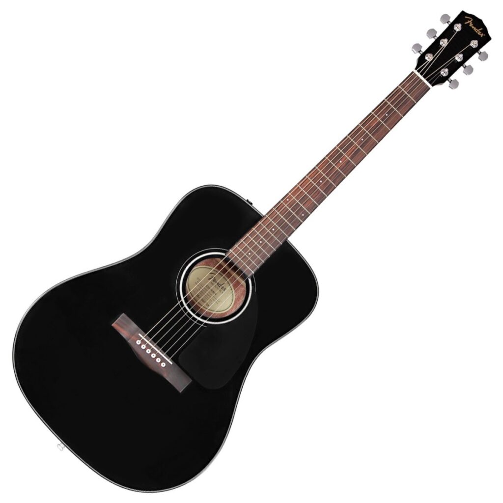Fender CD-60 Dreadnought V3 DS Black with Case
