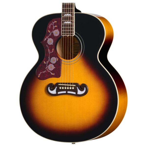 Epiphone J-200 Studio Left Handed Vintage Sunburst