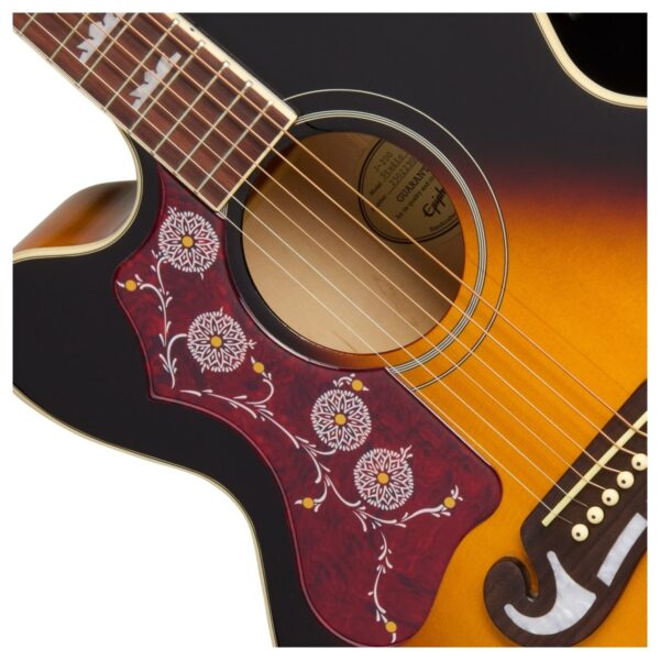 Epiphone J-200 Studio EC Left Handed Vintage Sunburst