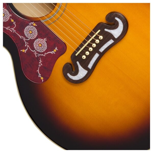 Epiphone J-200 Studio EC Left Handed Vintage Sunburst