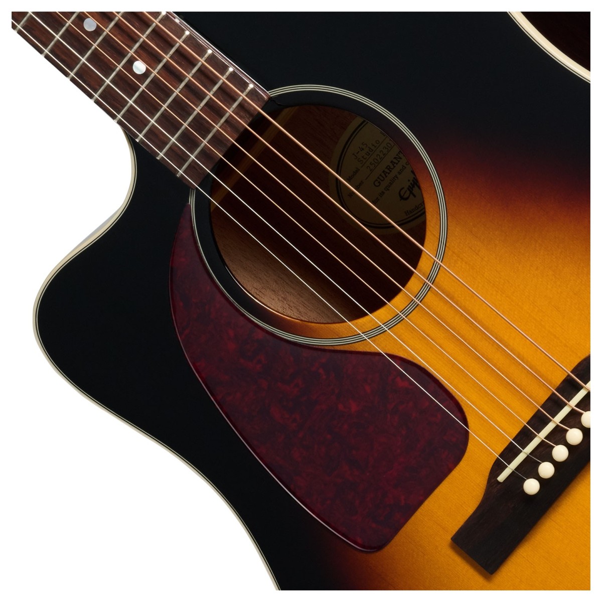 Epiphone J-45 Studio EC Left Handed Vintage Sunburst