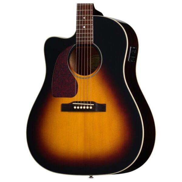 Epiphone J-45 Studio EC Left Handed Vintage Sunburst
