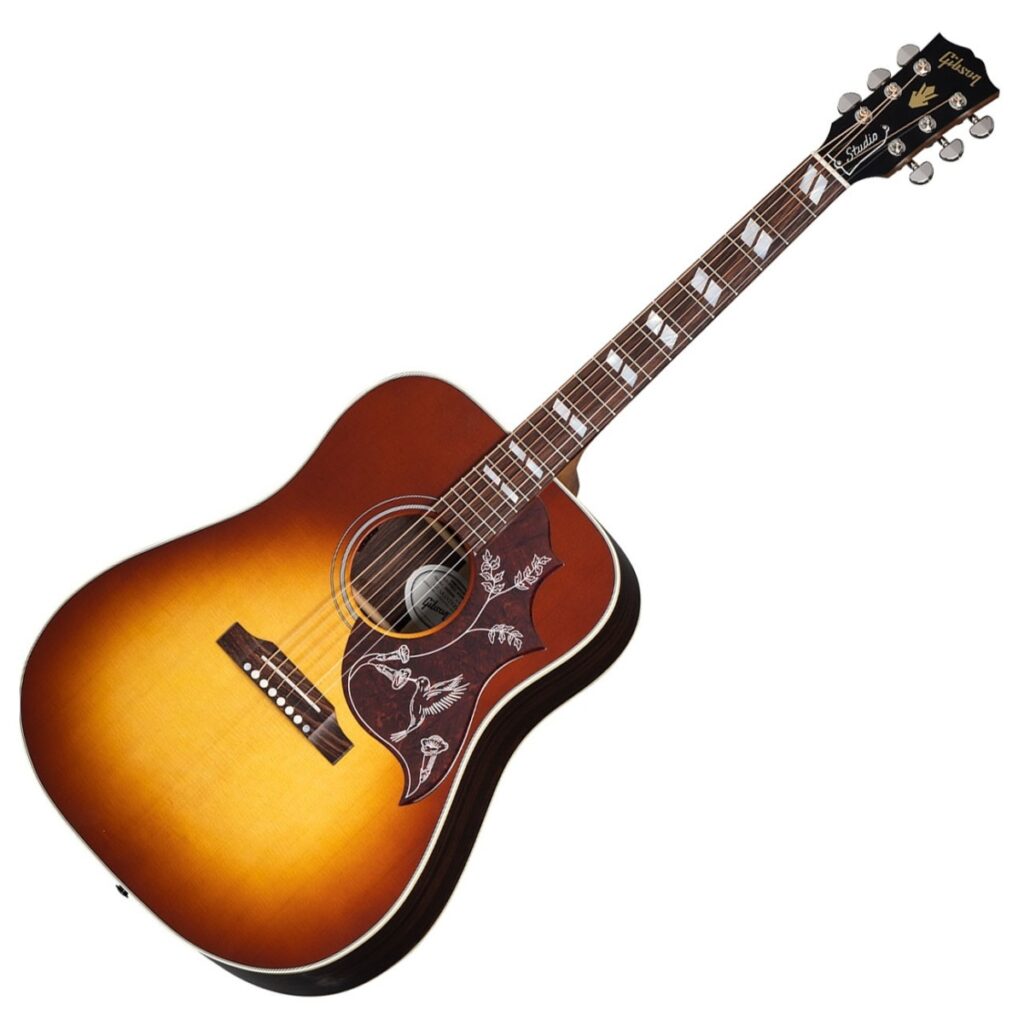 Gibson Hummingbird Studio Satin Rosewood Burst