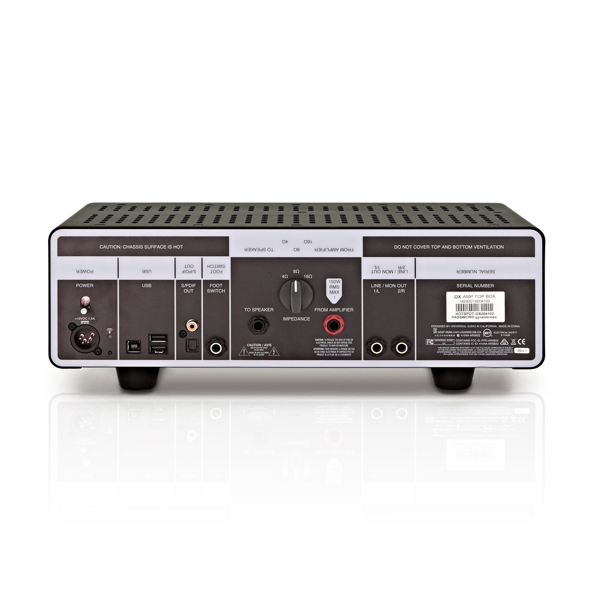 Universal Audio OX Amp Top Box